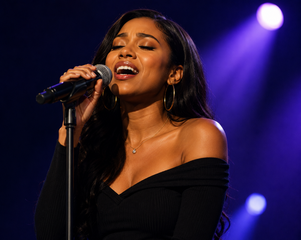 building confidence between songs on stage