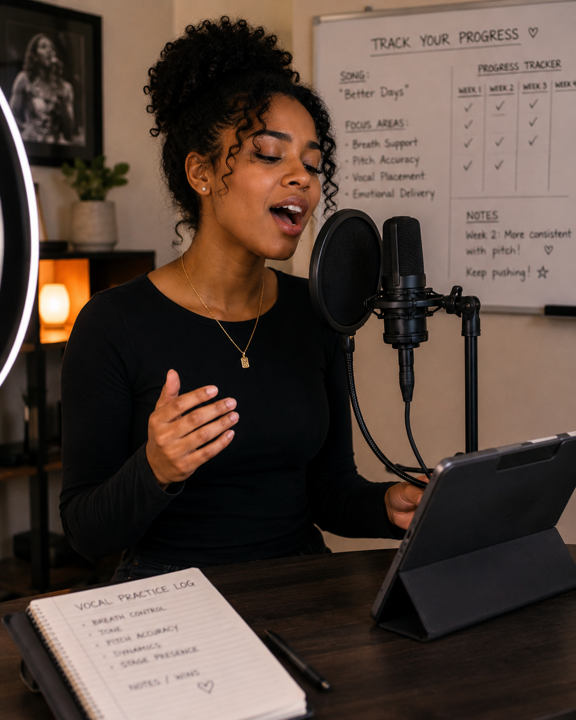 How to track your singing progress