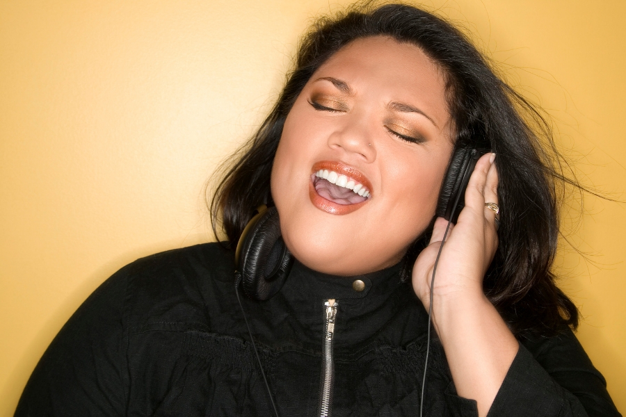 singing from the throat
